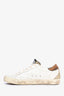 Golden Goose White Crystal Embellished Sneakers Size 37