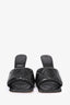 Bottega Veneta Black Padded Intrecciato Heeled Sandal Size 36.5