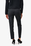 Alexander Wang Black Zip Detail Front Seam Pants Size 0 US