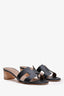 Hermès Brown Leather Oasis Sandals Size 36