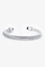David Yurman Sterling Silver 14K Yellow Gold Black Onyx Cable Bracelet