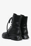 Stuart Weitzman Black Leather 'Mckenzee' Combat Boots Size 6.5