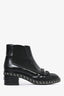Pre-Loved Chanel™ Black Patent Chain Chelsea Booties Size 36.5 (As Is)