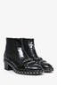 Pre-Loved Chanel™ Black Patent Chain Chelsea Booties Size 36.5 (As Is)