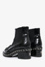 Pre-Loved Chanel™ Black Patent Chain Chelsea Booties Size 36.5 (As Is)