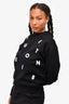 Louis Vuitton Black Letters Embroidered Sweaters Size S