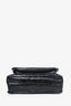 Saint Laurent Black Crinkle Leather Niki Shoulder Bag