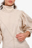 Isabel Marant Etoile Cream Denim Mock Neck Dress Size 40
