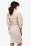 Isabel Marant Etoile Cream Denim Mock Neck Dress Size 40
