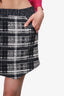 Marissa Webb Black Plaid Skirt Size 2