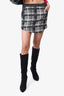 Marissa Webb Black Plaid Skirt Size 2