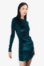 Ronny Kobo Green Velvet Dress Size S