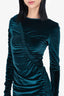 Ronny Kobo Green Velvet Dress Size S
