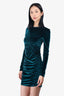 Ronny Kobo Green Velvet Dress Size S