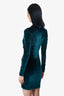 Ronny Kobo Green Velvet Dress Size S