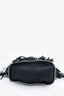 Stella McCartney Black Suede Fringe Falabella Bucket Bag