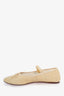 Loeffer Randall Beige Raffia Ballet Flats Size 9.5