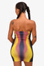 Sinead Gorey Yellow/Red Printed Jersey Tube Dress Size S