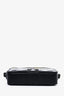 Off-White Black/White Mini Striped Diag Binder Clip Crossbody