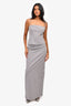Lovers and Friends Grey Strappy Cropped Top + Skirt Set Size S