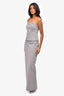 Lovers and Friends Grey Strappy Cropped Top + Skirt Set Size S