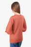 Autumn Burnt Orange Cashmere/Silk Sweater Size XS