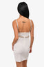 Rumer White/Taupe Cut-Out Mini Dress Size XS