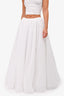 Majorelle White Tulle One Shoulder Top + Skirt Set Size XS