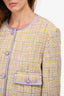 St. John Green/Purple Tweed Evening Jacket Size 10