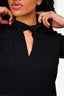 Max Mara Black Twisted Neck Detailed Top Estimated Size S (As Is)