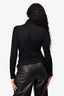 Max Mara Black Twisted Neck Detailed Top Estimated Size S (As Is)