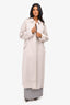 S Max Mara Light Grey Wool Coat Size 6 US