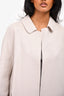 S Max Mara Light Grey Wool Coat Size 6 US