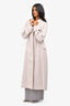 S Max Mara Light Grey Wool Coat Size 6 US