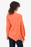 Stella McCartney Orange Wool/Silk Asymmetrical Lace Detail Sweater Size 46