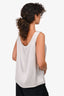 Escada Silver Silk Tank Top Size 44