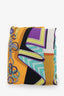 Hermès Pink/Multicolour Cashmere/Silk Printed Scarf 140CM