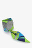 Hermès Green/Blue Printed Twilly