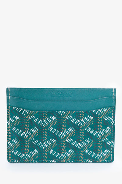 Goyard Green Leather 'Saint-Sulpice' Card Holder – Mine & Yours