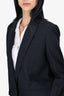Zadig & Voltaire Black Crystal Embellished Blazer Size 40