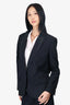 Zadig & Voltaire Black Crystal Embellished Blazer Size 40