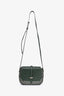 Faure Le Page Green Leather/Canvas 'Express 21' Crossbody