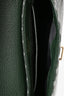 Faure Le Page Green Leather/Canvas 'Express 21' Crossbody