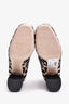 Miu Miu Leopard Print Jacquard Heeled Sock Boots Size 37