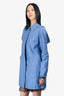 Burberry Blue Nova Check Light Coat Size 4