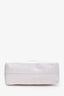 Burberry White Leather 'Baynard' Shoulder Bag