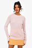 Equipment Light Pink Cashmere Crewneck Sweater Size S