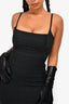 Herve Leger Black Bandage Maxi Gown Size S