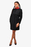 Prada Black Cashmere Coat Size 40