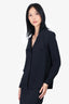 Derek Lam Black Tassel Detail Blouse Size 2